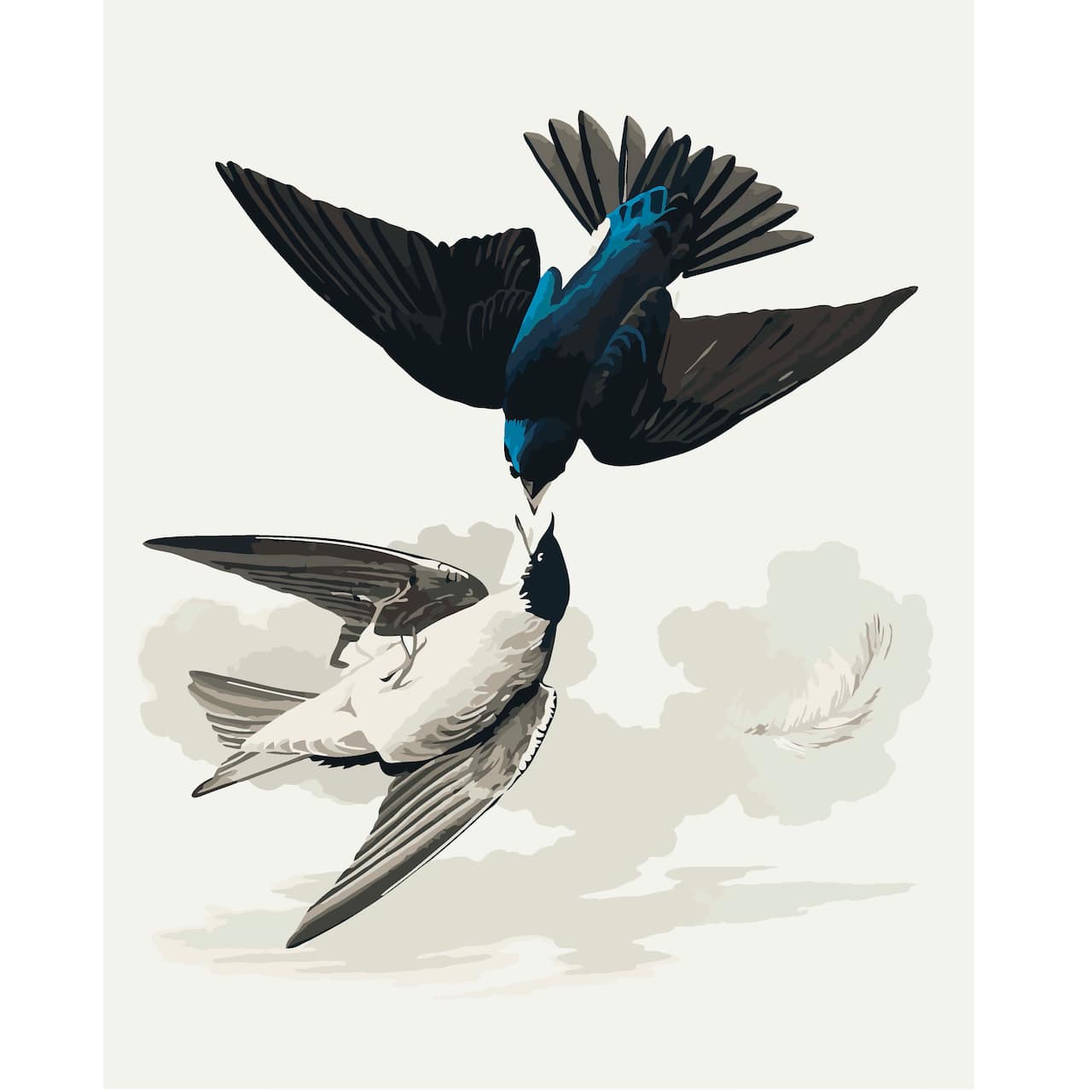 16" x 20" Swallows Paint-by-Number Kit by Artist's Loft®